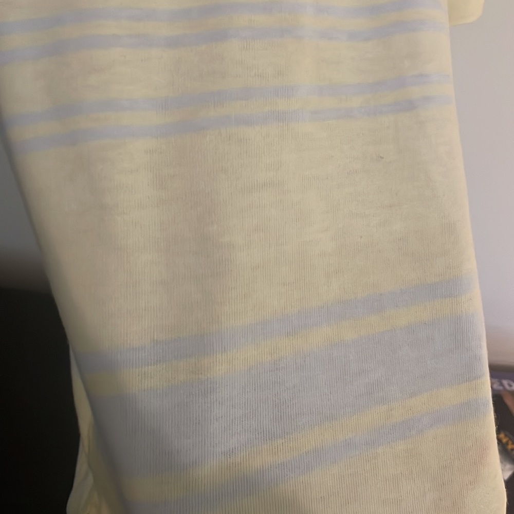 Vintage 80s Lacoste Club Womens Striped Polo Shirt - Picture 9 of 11